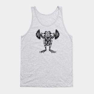 SEEMBO Frog Weight Lifting Barbells Fitness Gym Lift Workout Tank Top